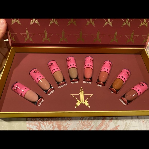 Jeffree Star Mini Velour Liquid Lipstick Bundle Volume 1 NUDE BNIB - Picture 2 of 6